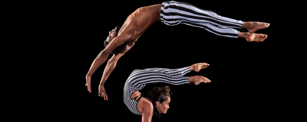 Troupe Vertigo aerial trick