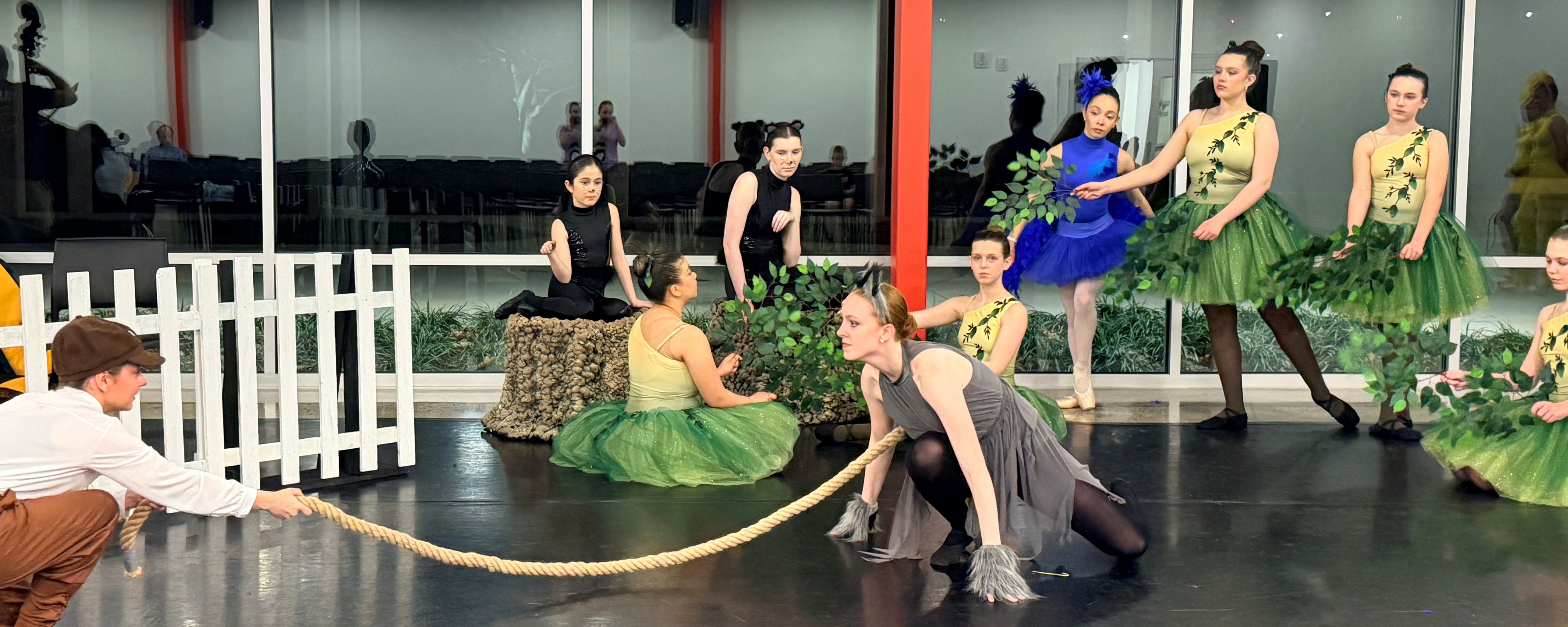 Dancers performing Peter and the Wolf